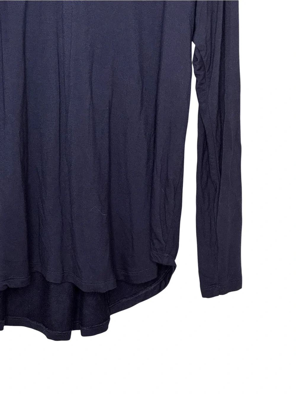 CAbi XL Recline Tee Shirt In Dark Sapphire. Back Tie. #4192. Rayon/Spandex
